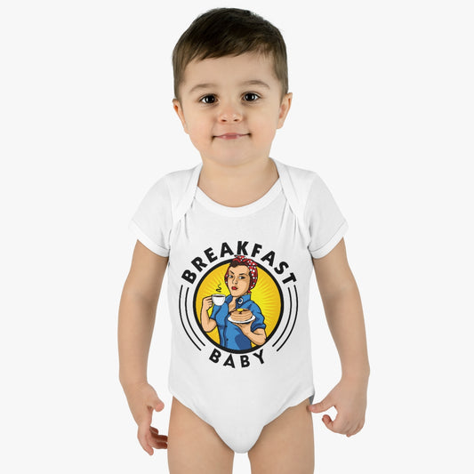 Infant Breakfast Baby Rib Bodysuit