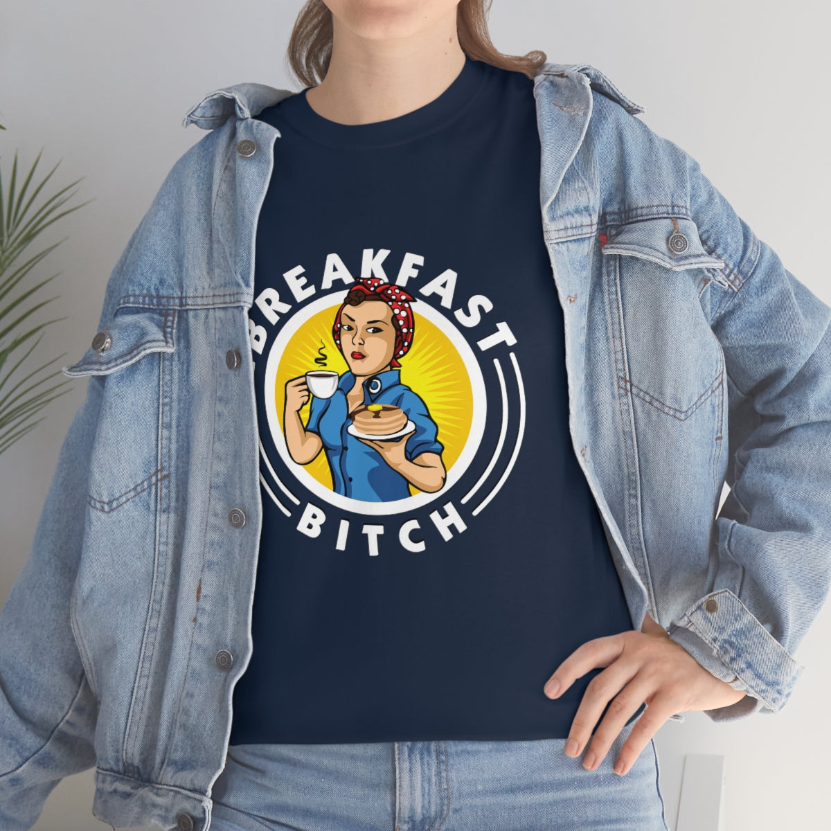 Breakfast Bitch Unisex Heavy Cotton Tee