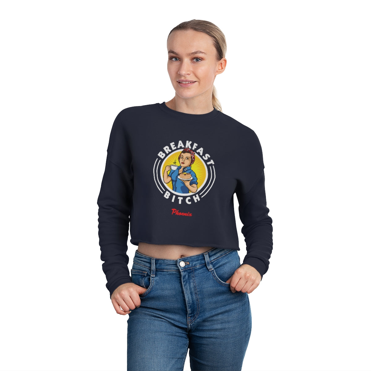 Women's Cropped Sweatshirt Phoenix