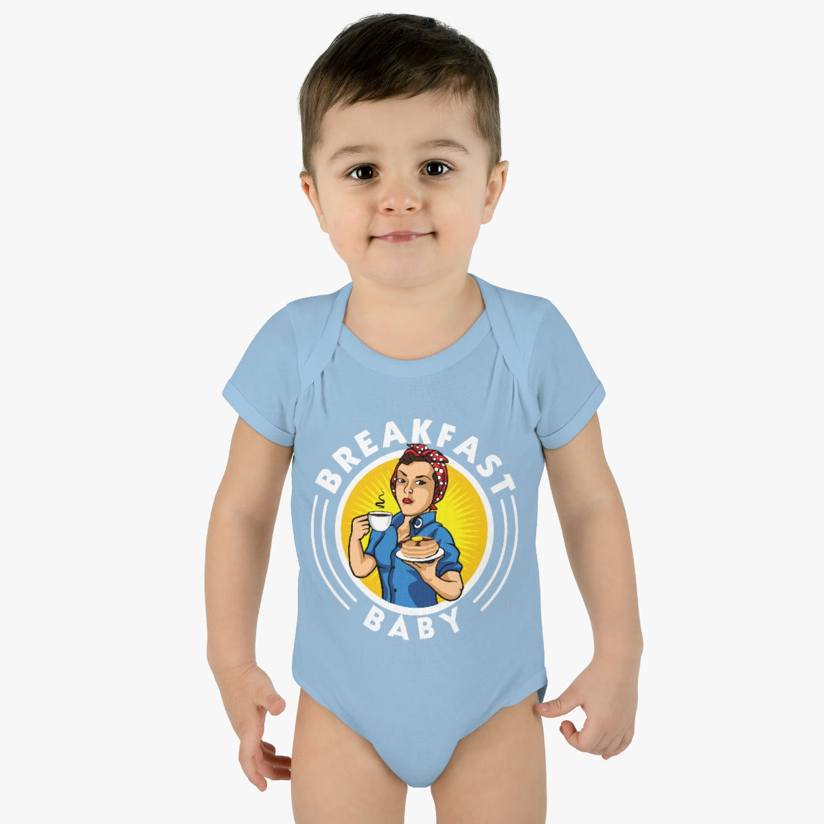 Infant Breakfast Baby Rib Bodysuit